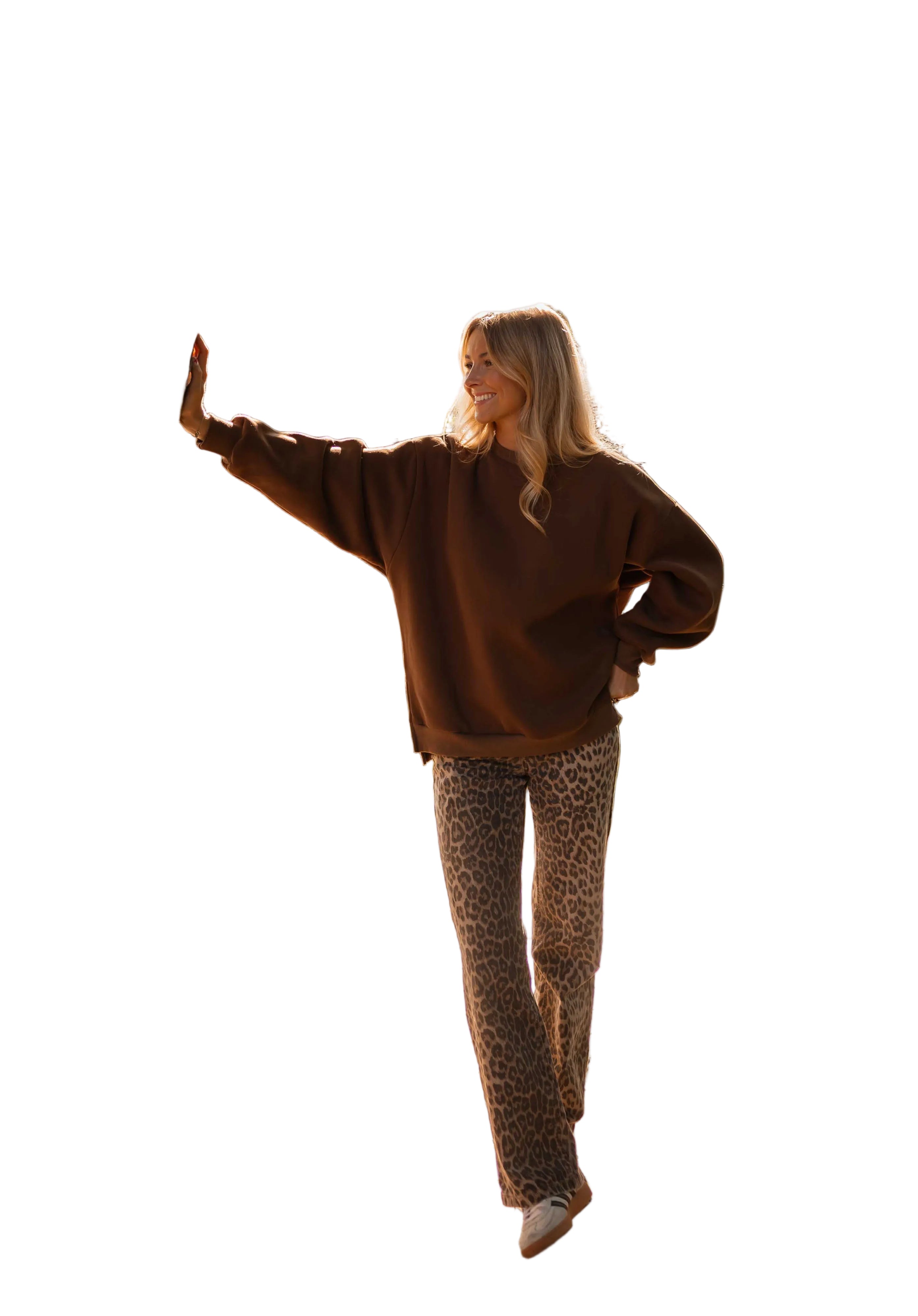 Steph | Leopard Max Jeans