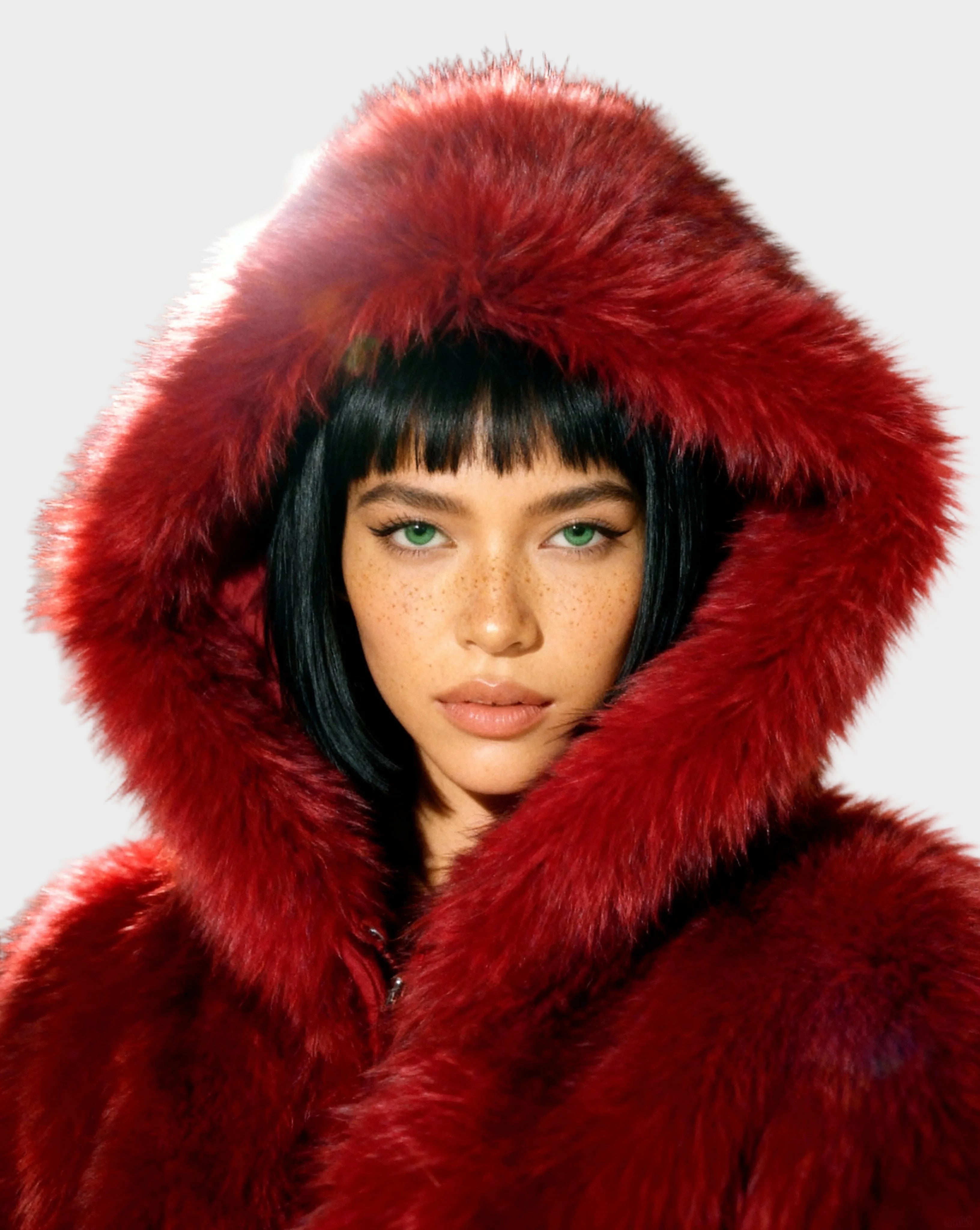 Ravena | Faux Fur Hooded Jacket