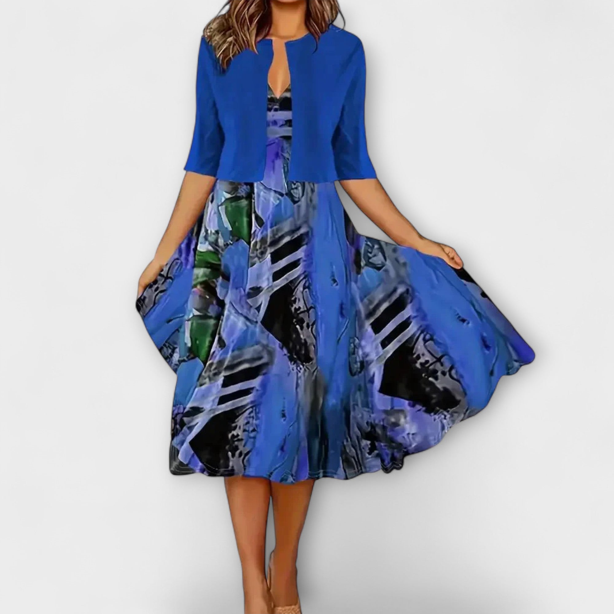 Dámské midi šaty se sakem