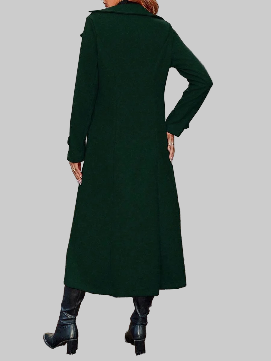 Mila double-breasted wool coat