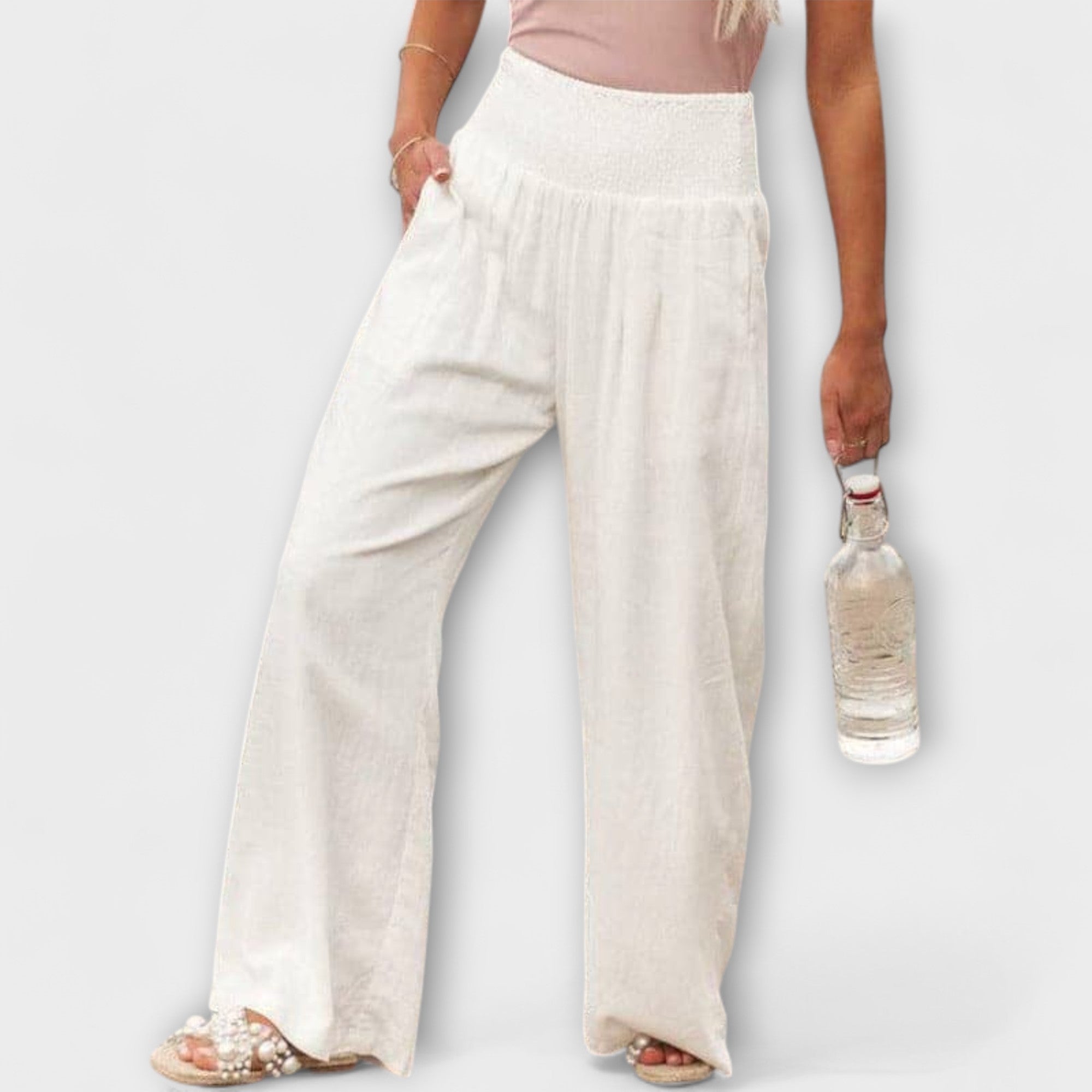 Thearya - Loose and casual linen pants