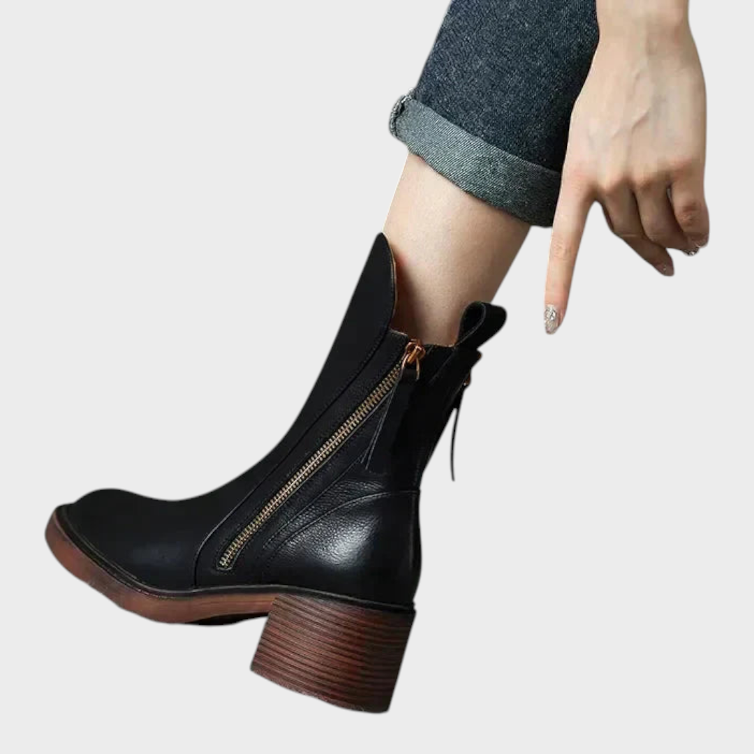 Angie | Salerno Platform Ankle Boots