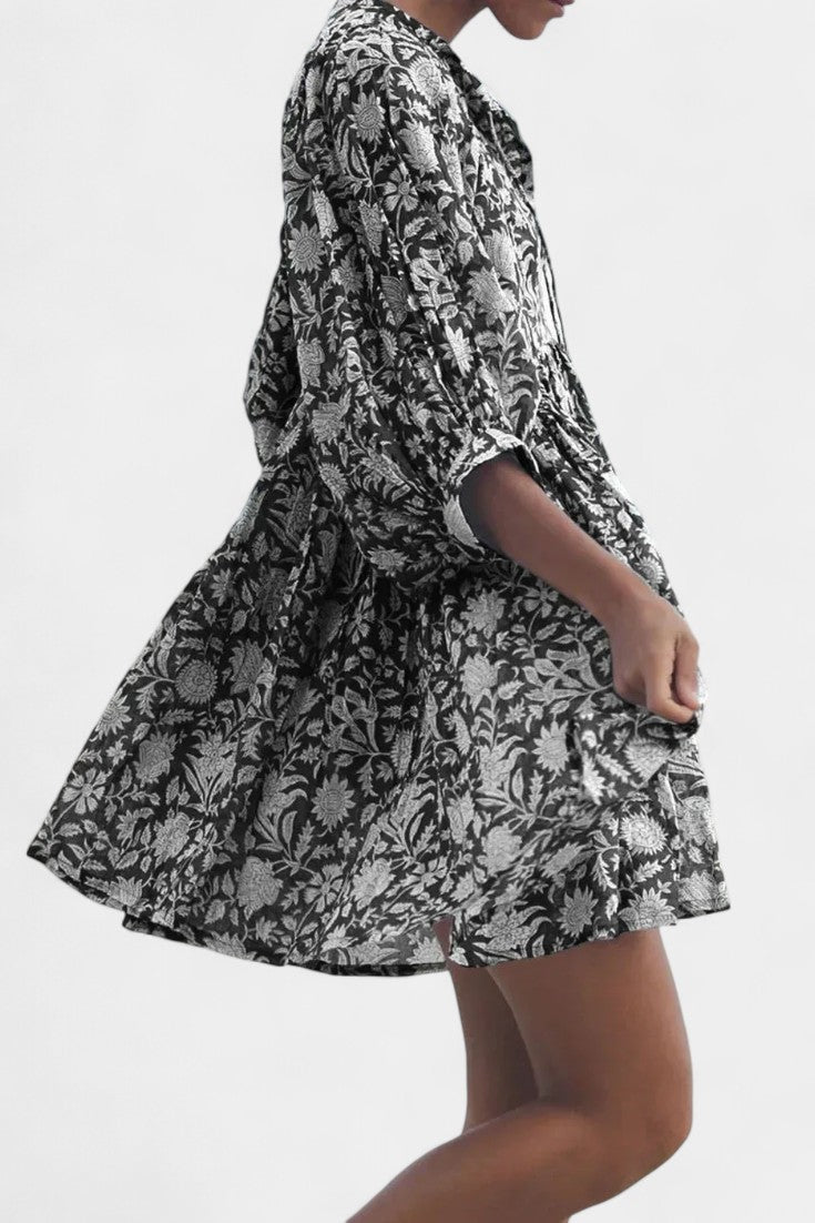 Daniela Boho Floral Mini Dress