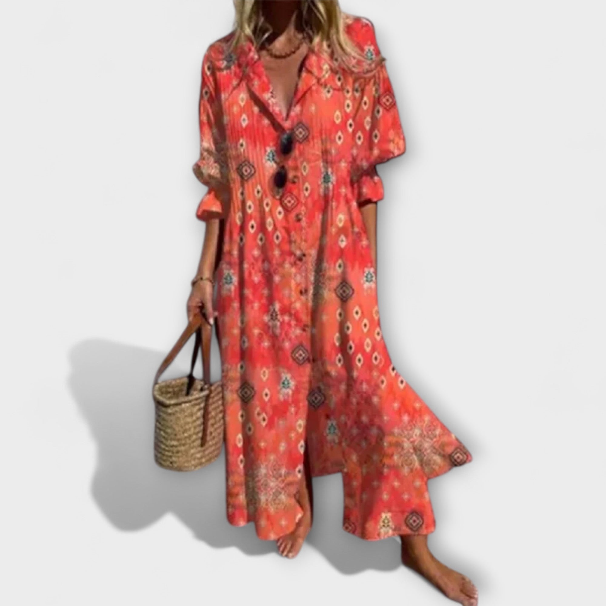Lila — Attractive Maxi Dress That Covers the Belly
