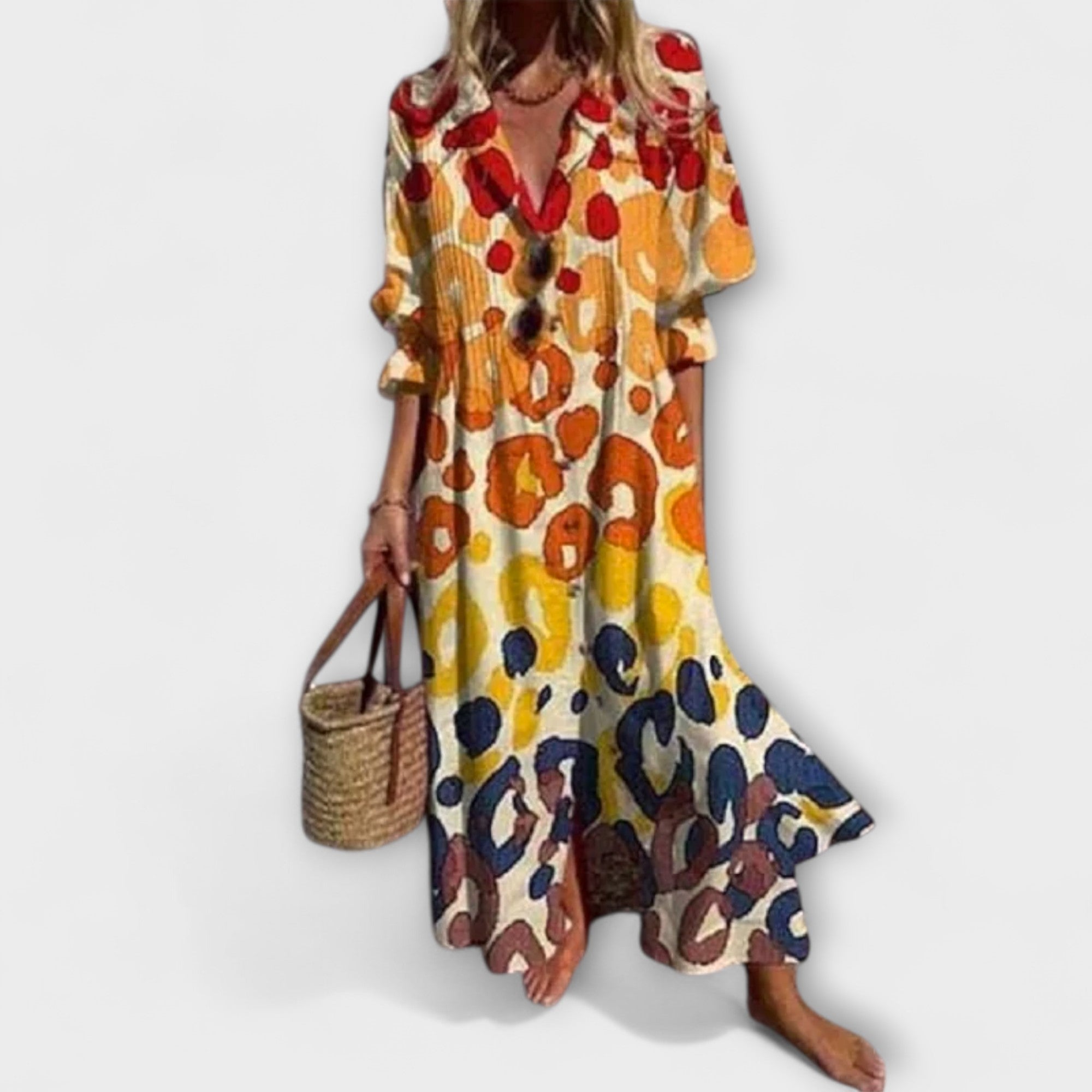 Lila — Attractive Maxi Dress That Covers the Belly