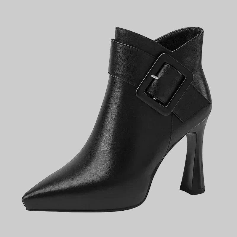 Aveline | Heeled Boots with Steel Toe