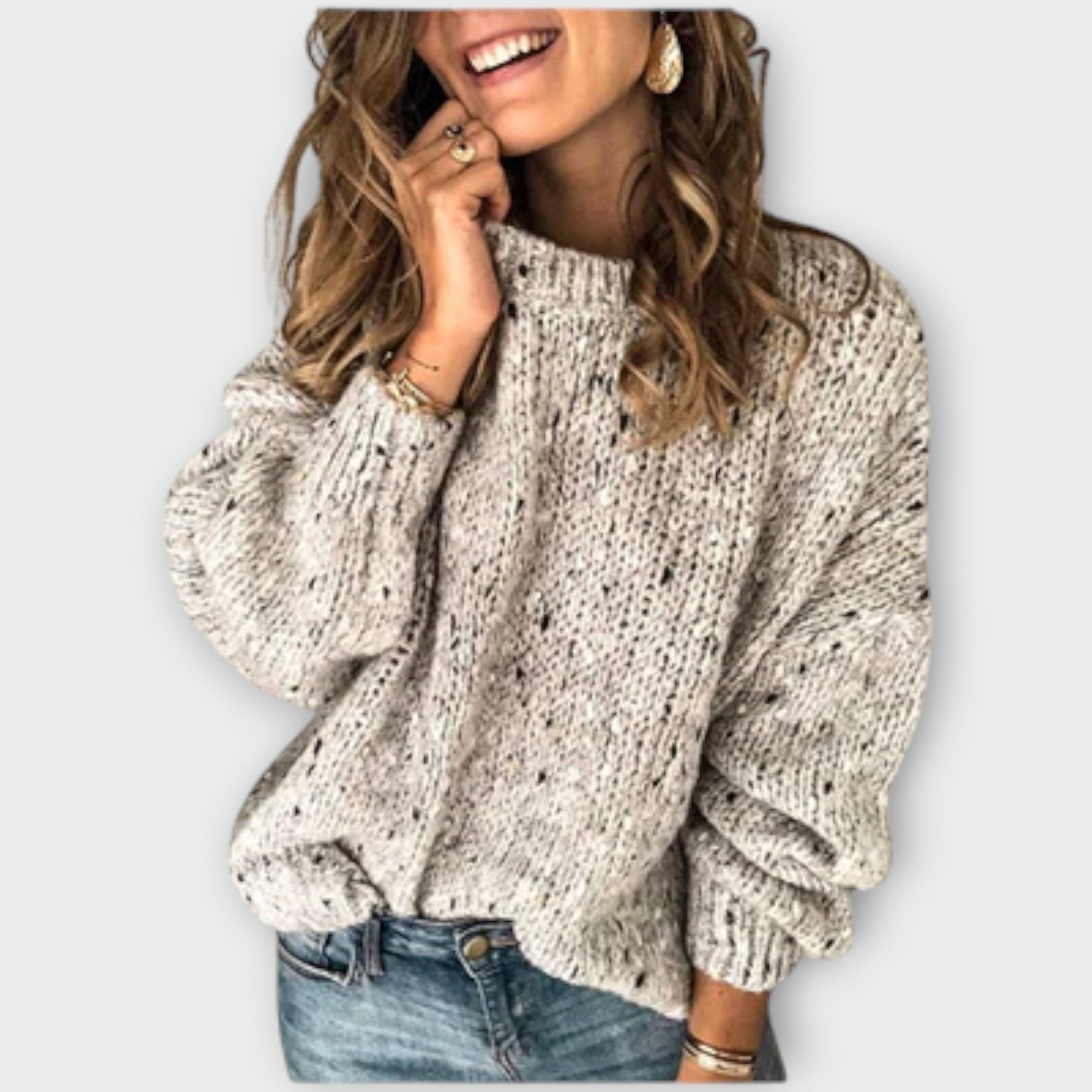 Eileen - Retro and cozy knitted sweater