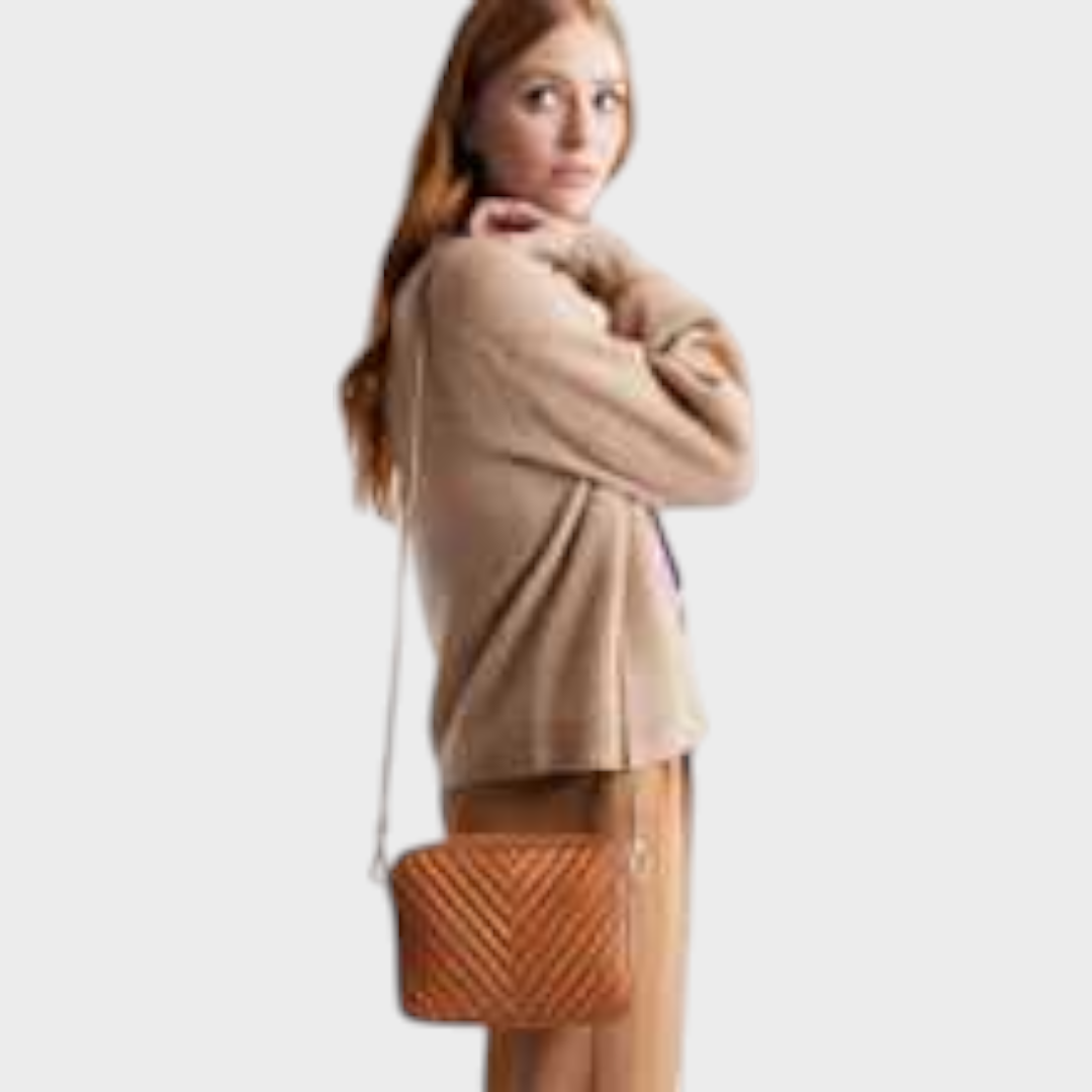 Ayla | Crossbody Bag in Italian Leather Lining