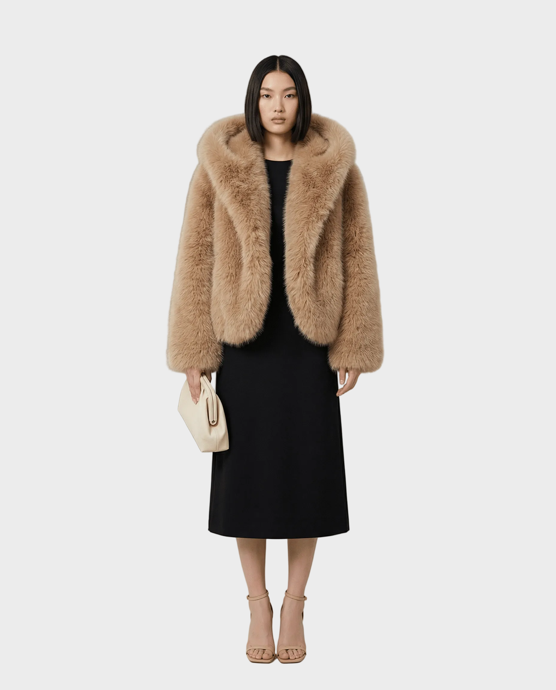 Ravena | Faux Fur Hooded Jacket