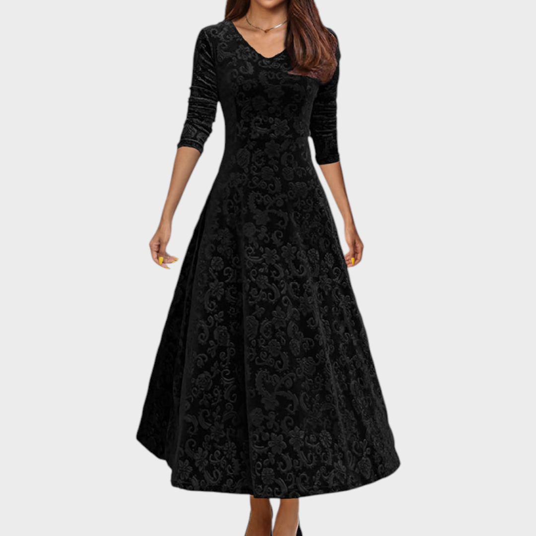 Debbie | Velvet Holiday Dress