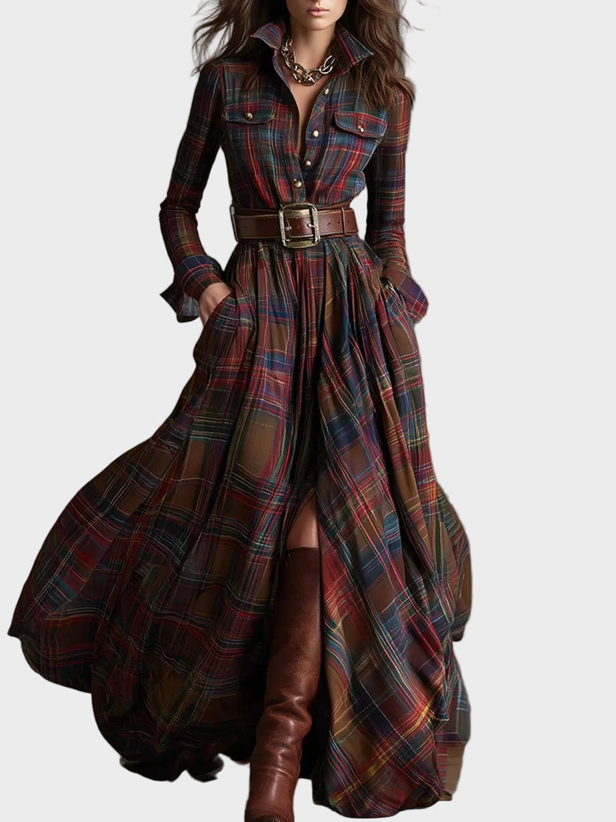 Scarlett | Belted Shirt Dress