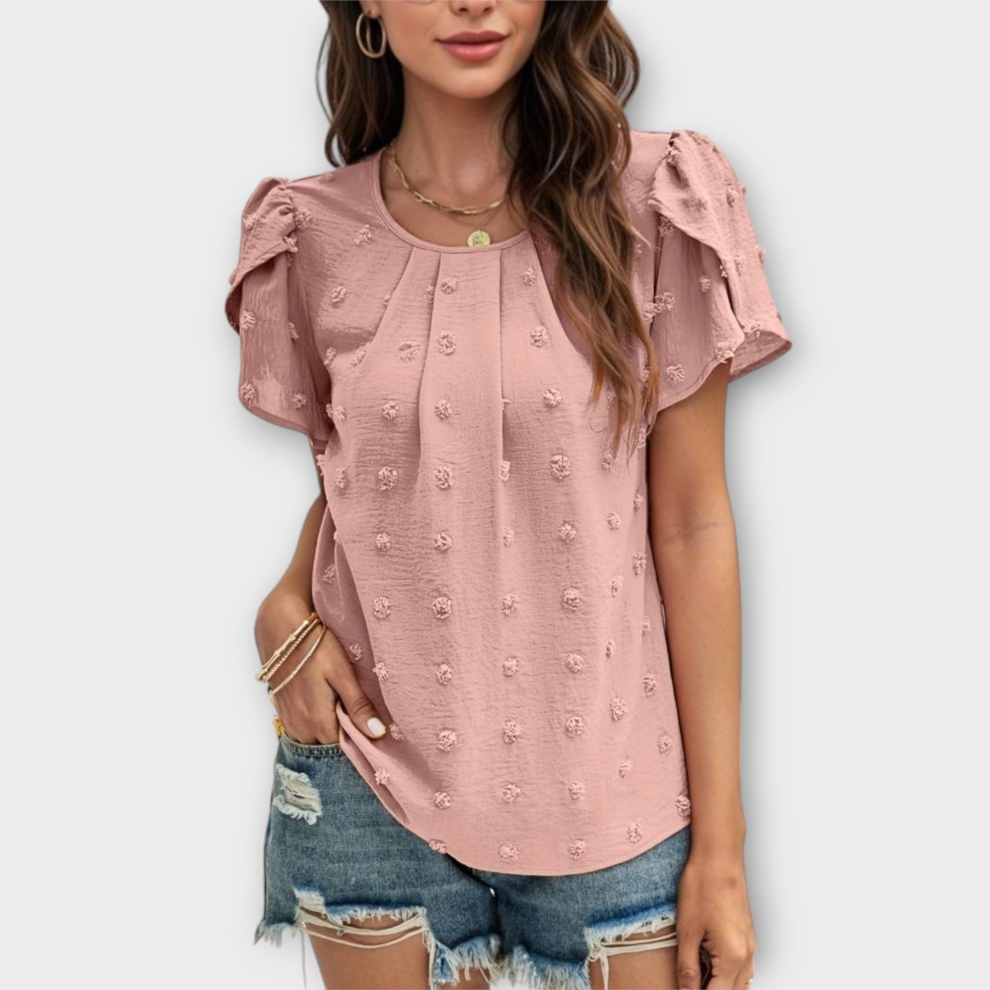 Charlotte - The perfect polka dot blouse