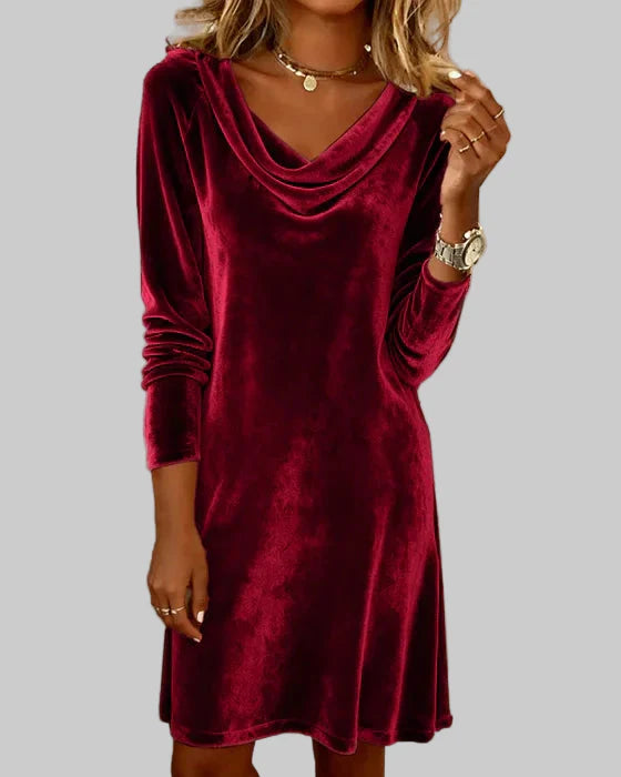 Frosina - Loose Velvet Dress