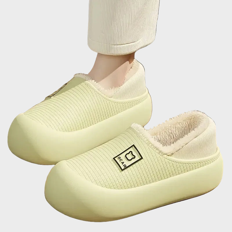 Monica Fleece-Lined Winter Slippers