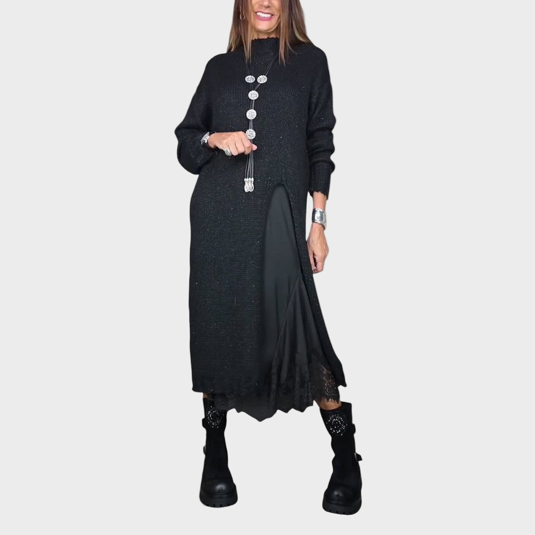 Lena | Elegant Long Knitted Dress