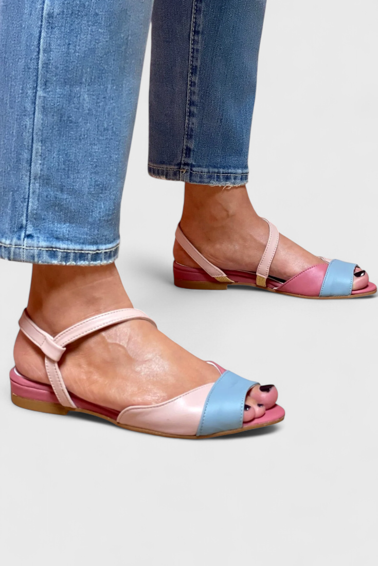 Juralina Elegant ankle strap sandals with soft sole