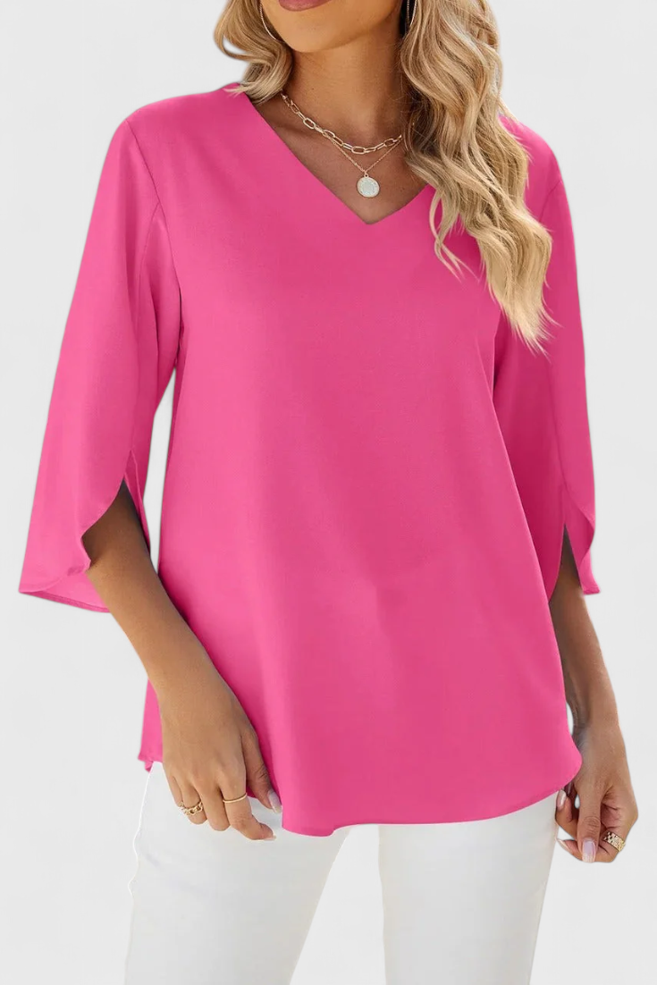 Tabitha Casual Blouse with a Comfortable Fit and Elegant Style