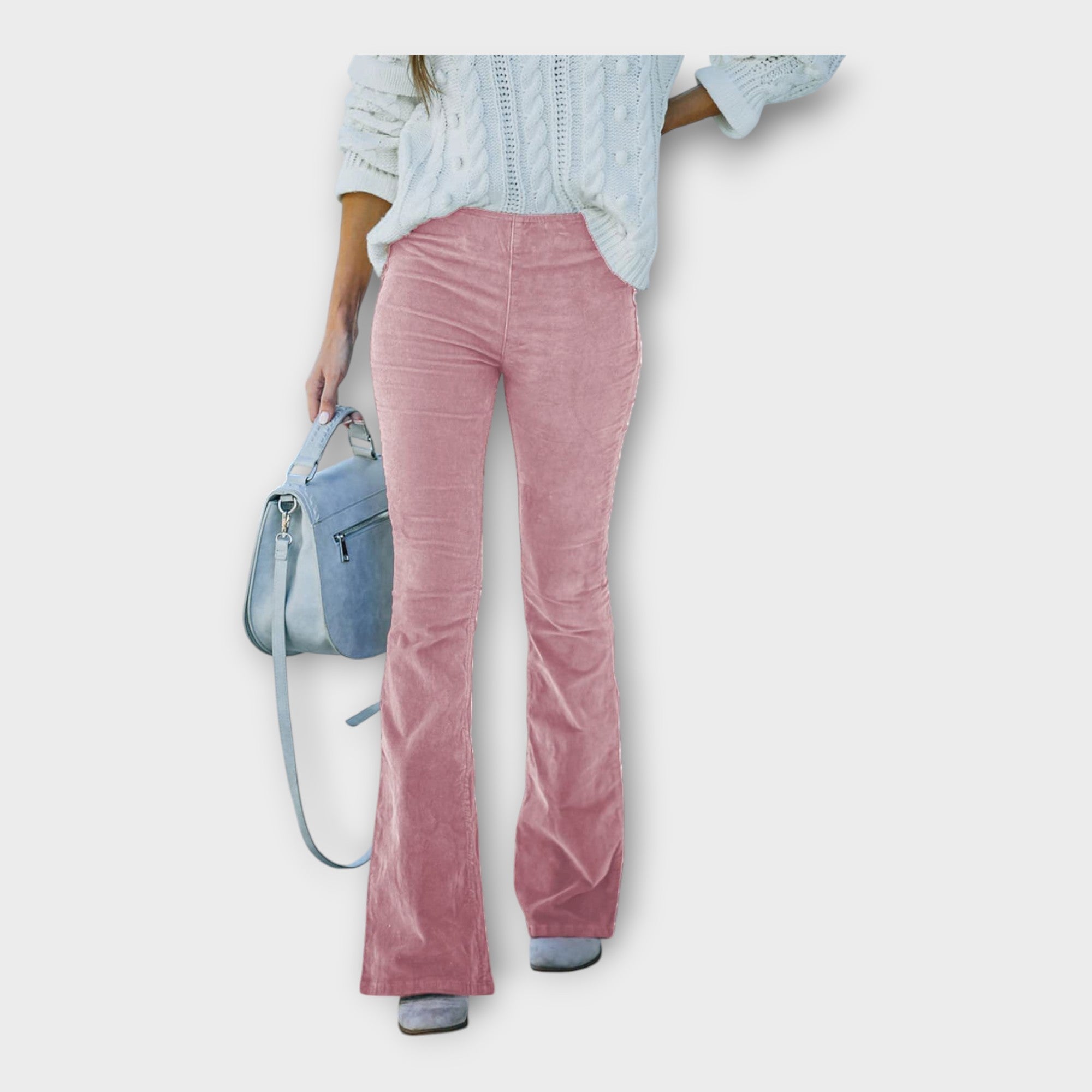 Elegant Bell-Bottom Pants