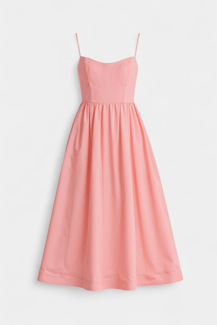 Marvelle Sleeveless Airy Midi Dress