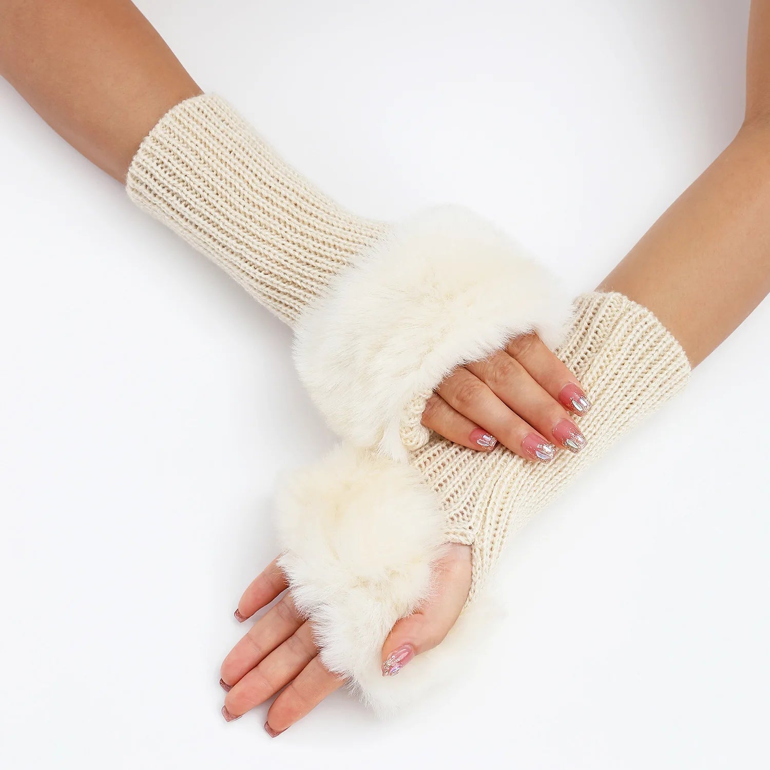 Jiria | Faux Fur Cuff Arm Warmers