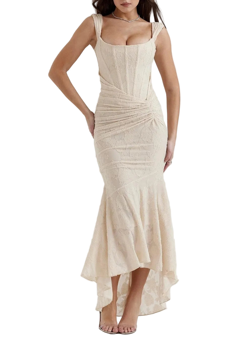 Bella | Blue bell floral maxi dress