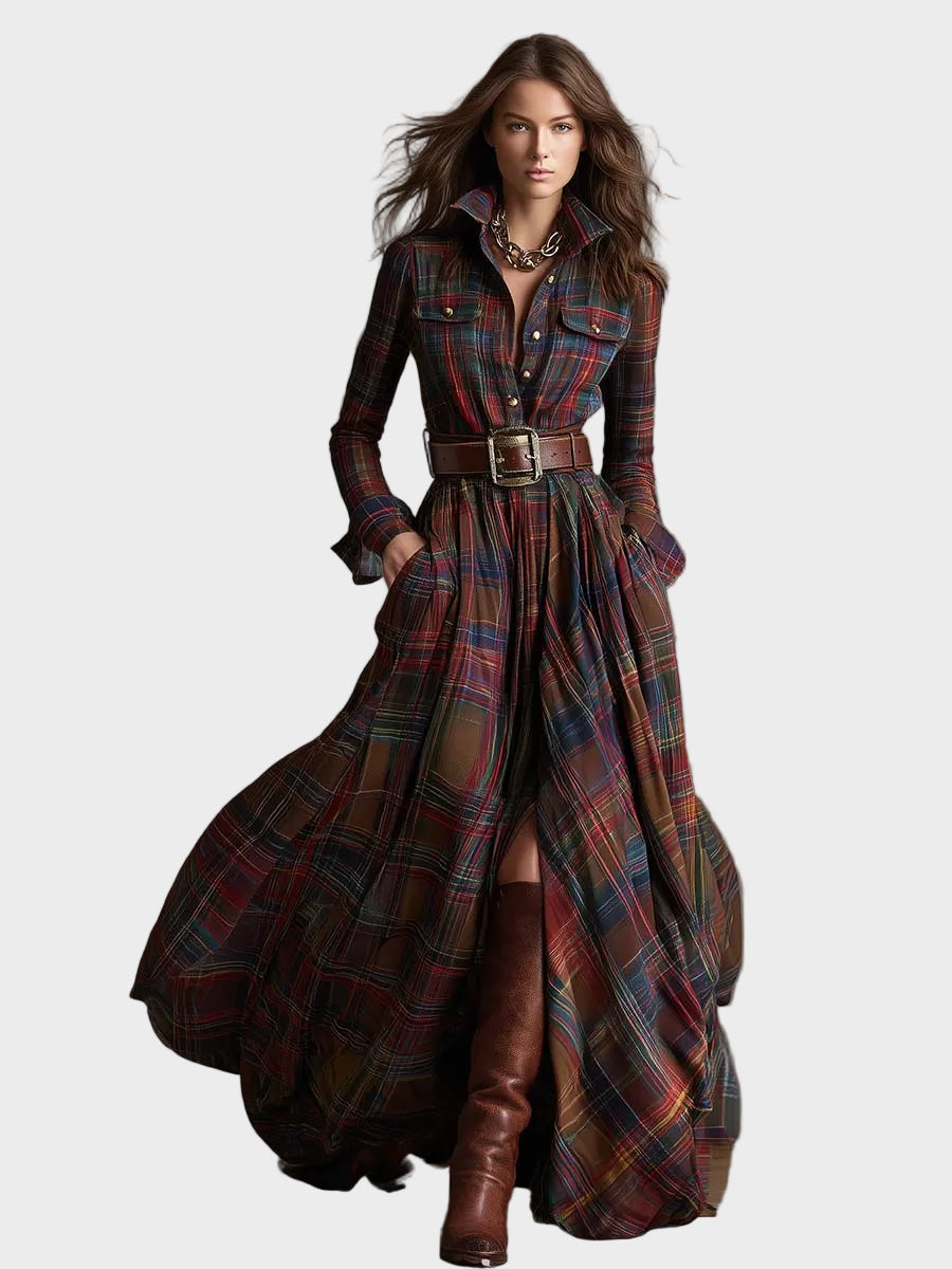 Scarlett | Belted Shirt Dress