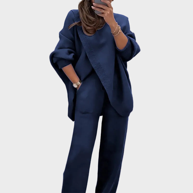 Ella - Women's 2-Piece Oversized Sweater & Pants Set