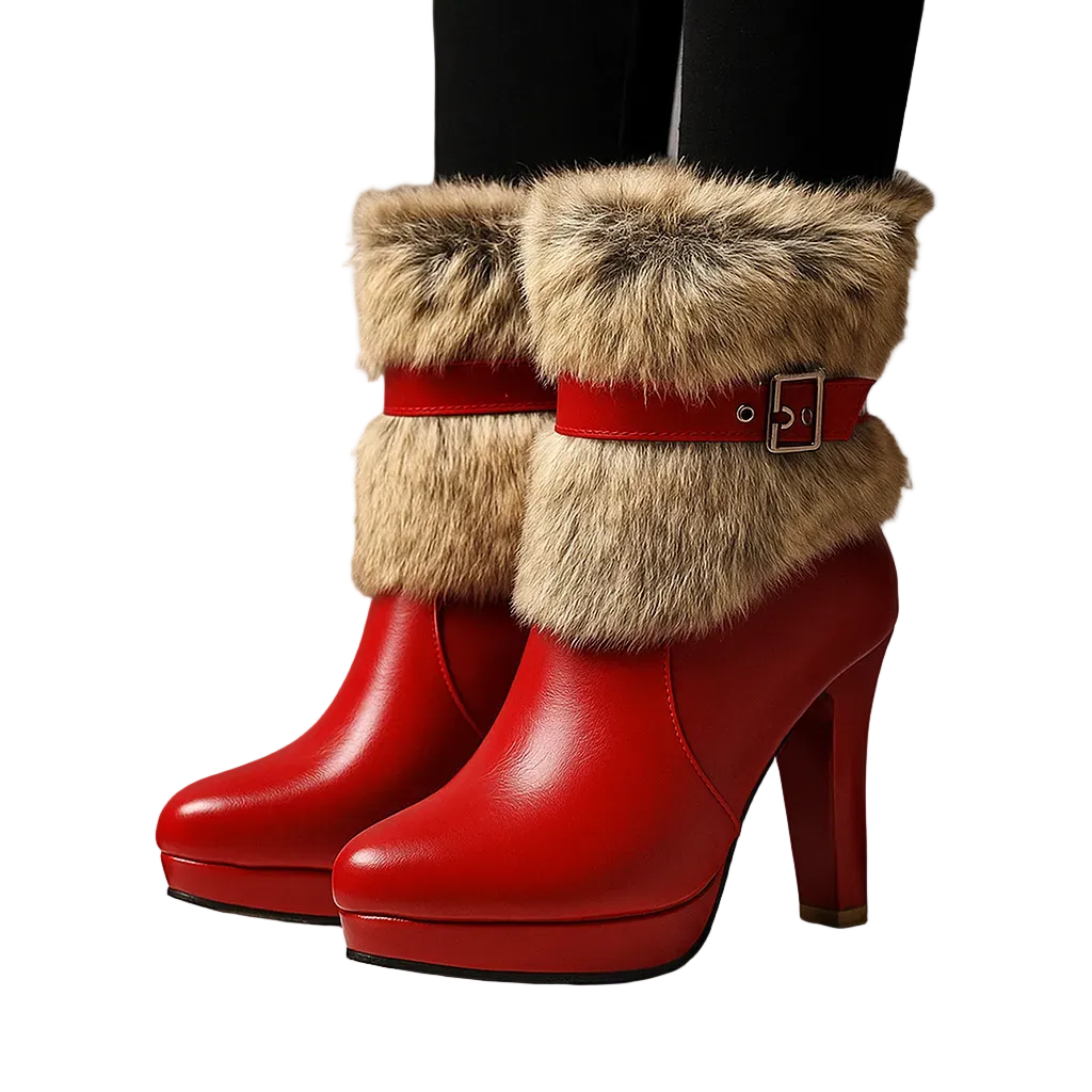 Carmen - Faux Fur Boots
