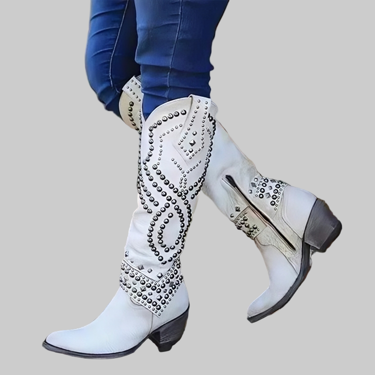 Monroe |knee-high western boots