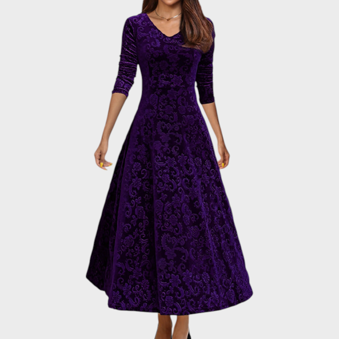 Debbie | Velvet Holiday Dress