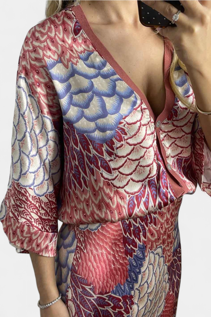 Shae Soft Set with Blouse and Floral Mermaid Skirt