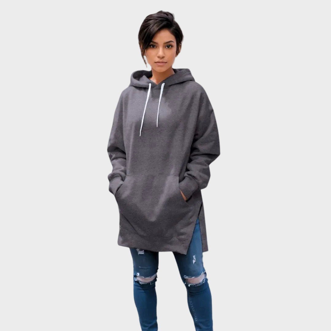 Rhea | Long Dress with Hood