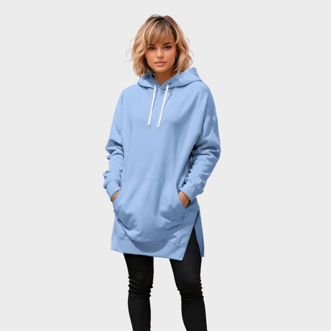 Rhea | Long Dress with Hood