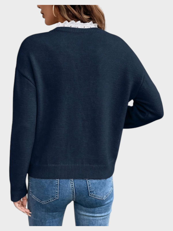 Maja | Elegant Blouse with French Collar