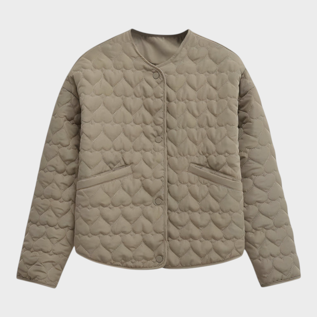 Paige | Heart Jacket with Blanket