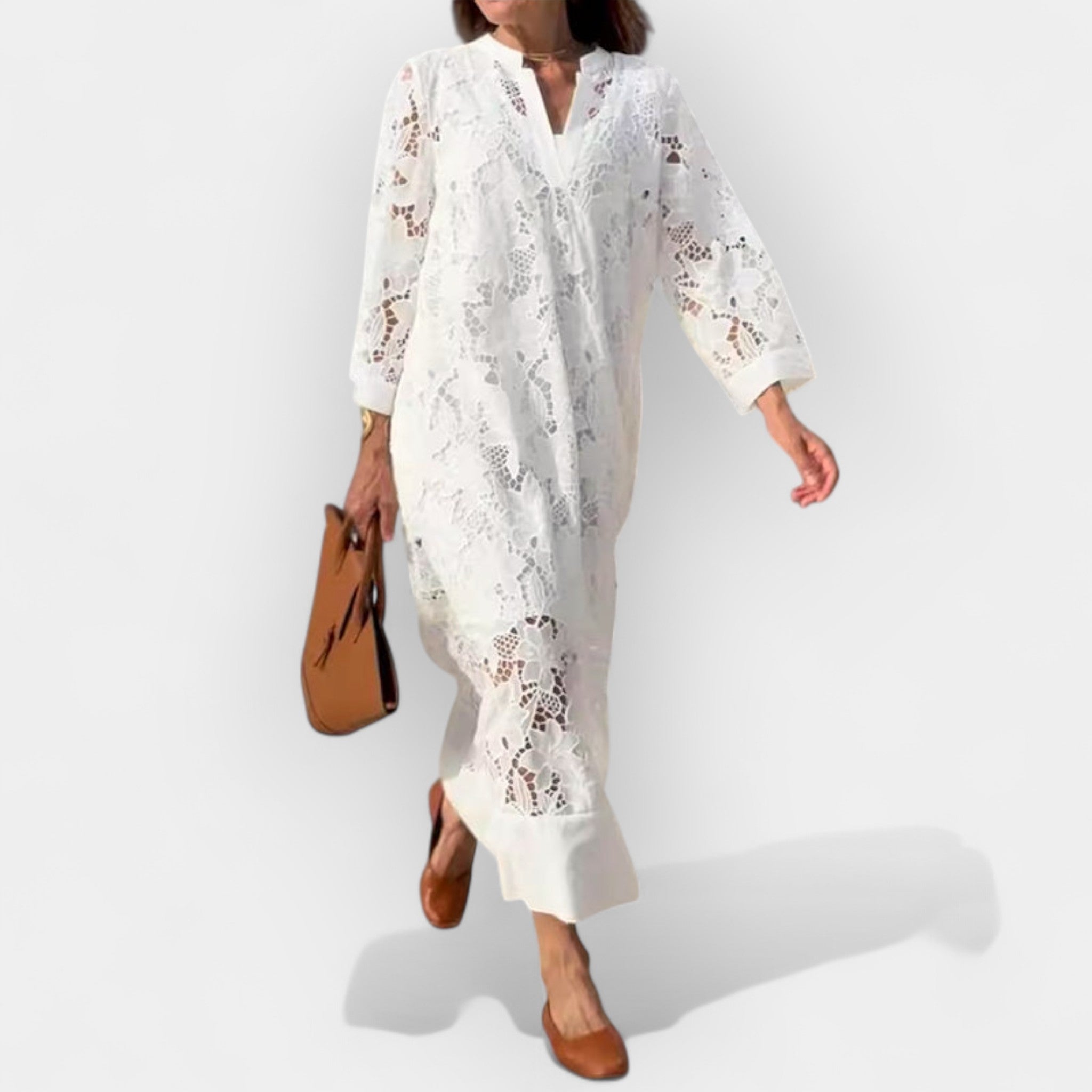 Light dress with lace details