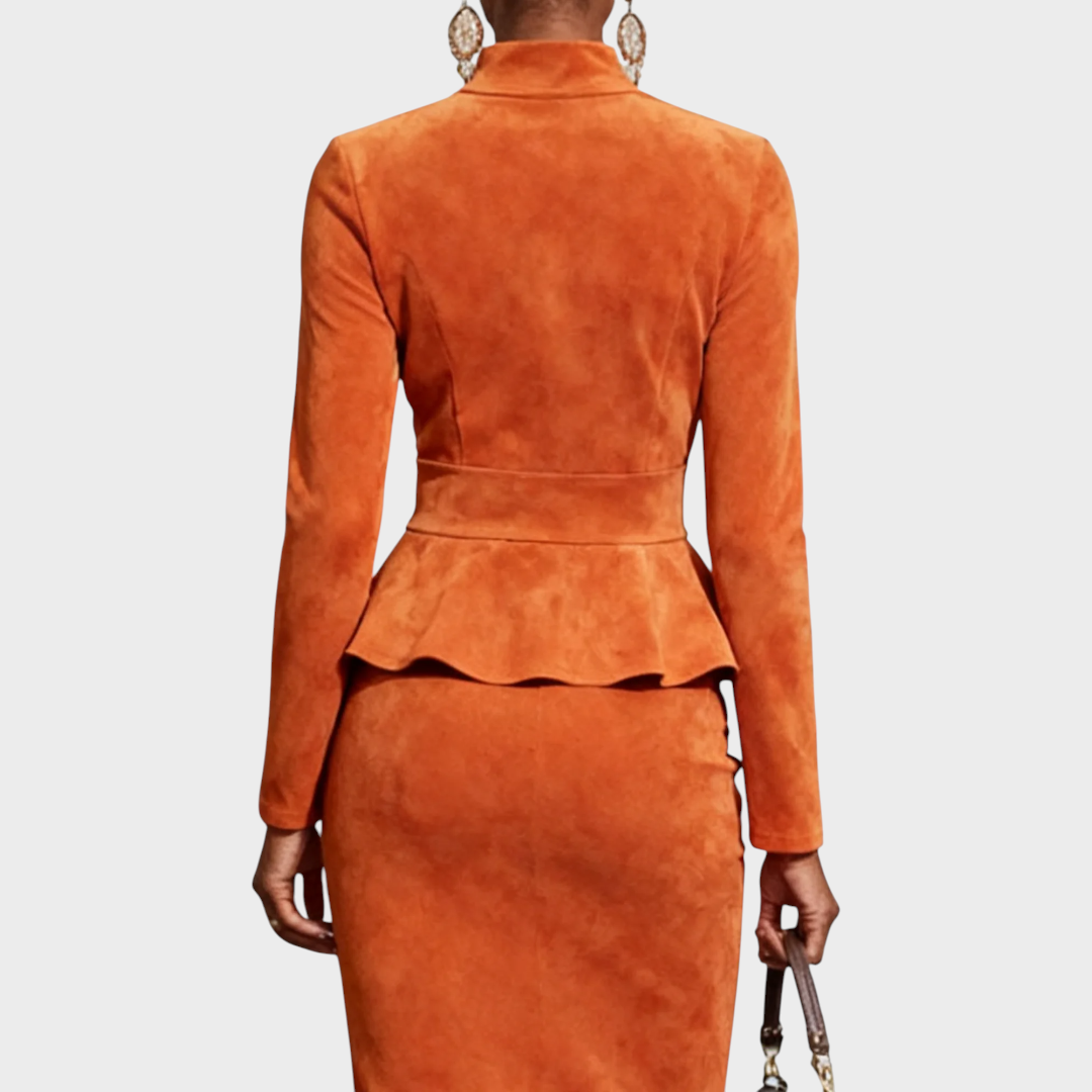 Maricris | Urban blouse with straight collar