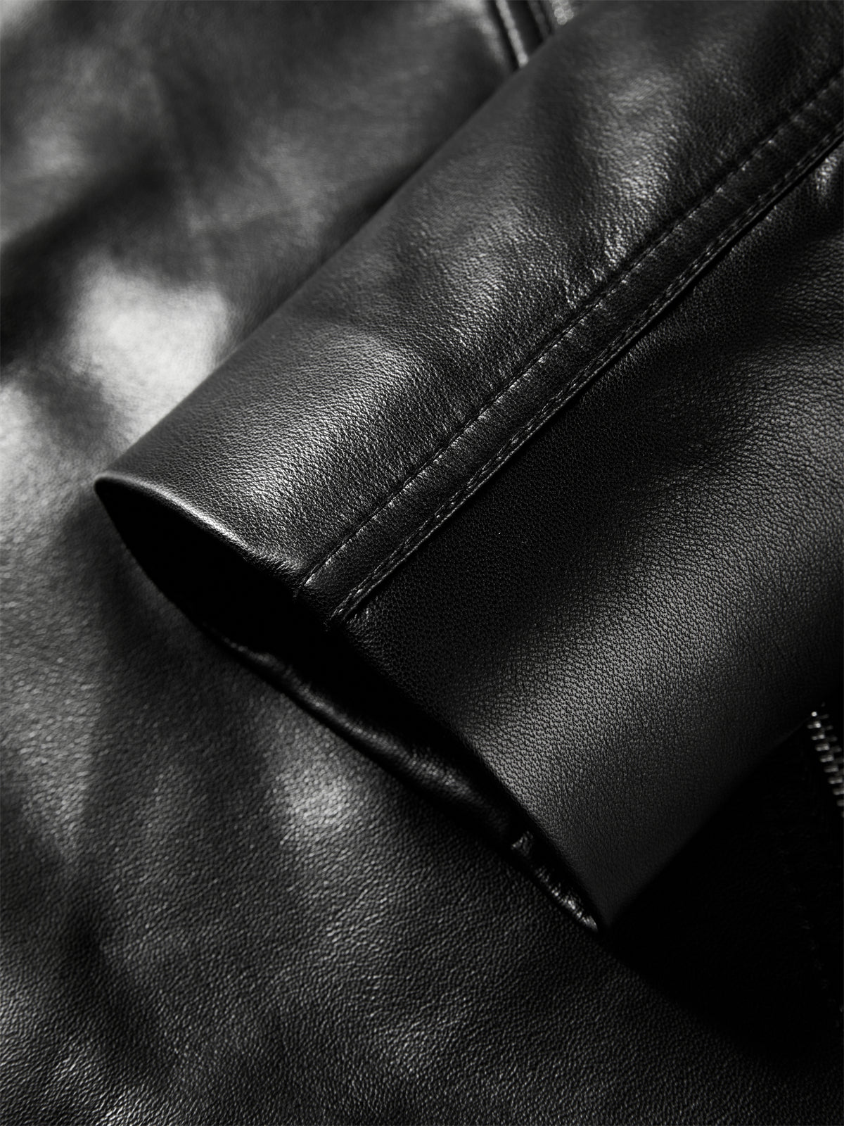 Iris | Short PU motorcycle jacket