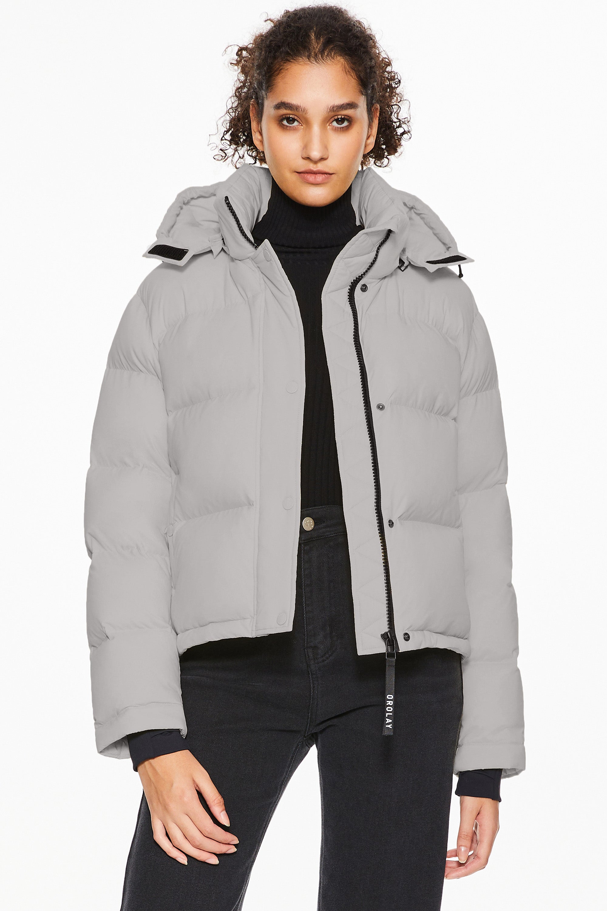 Beth - Aurora Cropped Thermal Down Puffer Jacket