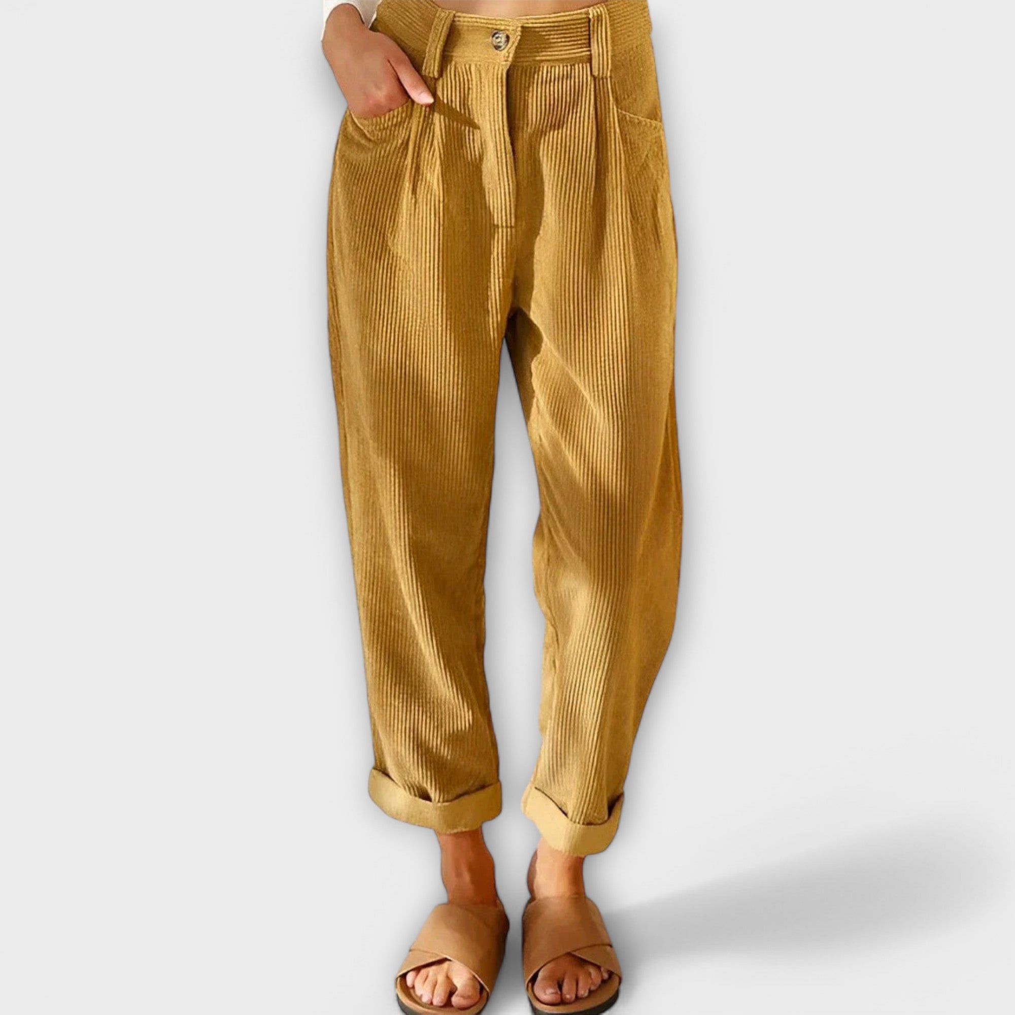 Jana - Fashionable bell-bottom pants
