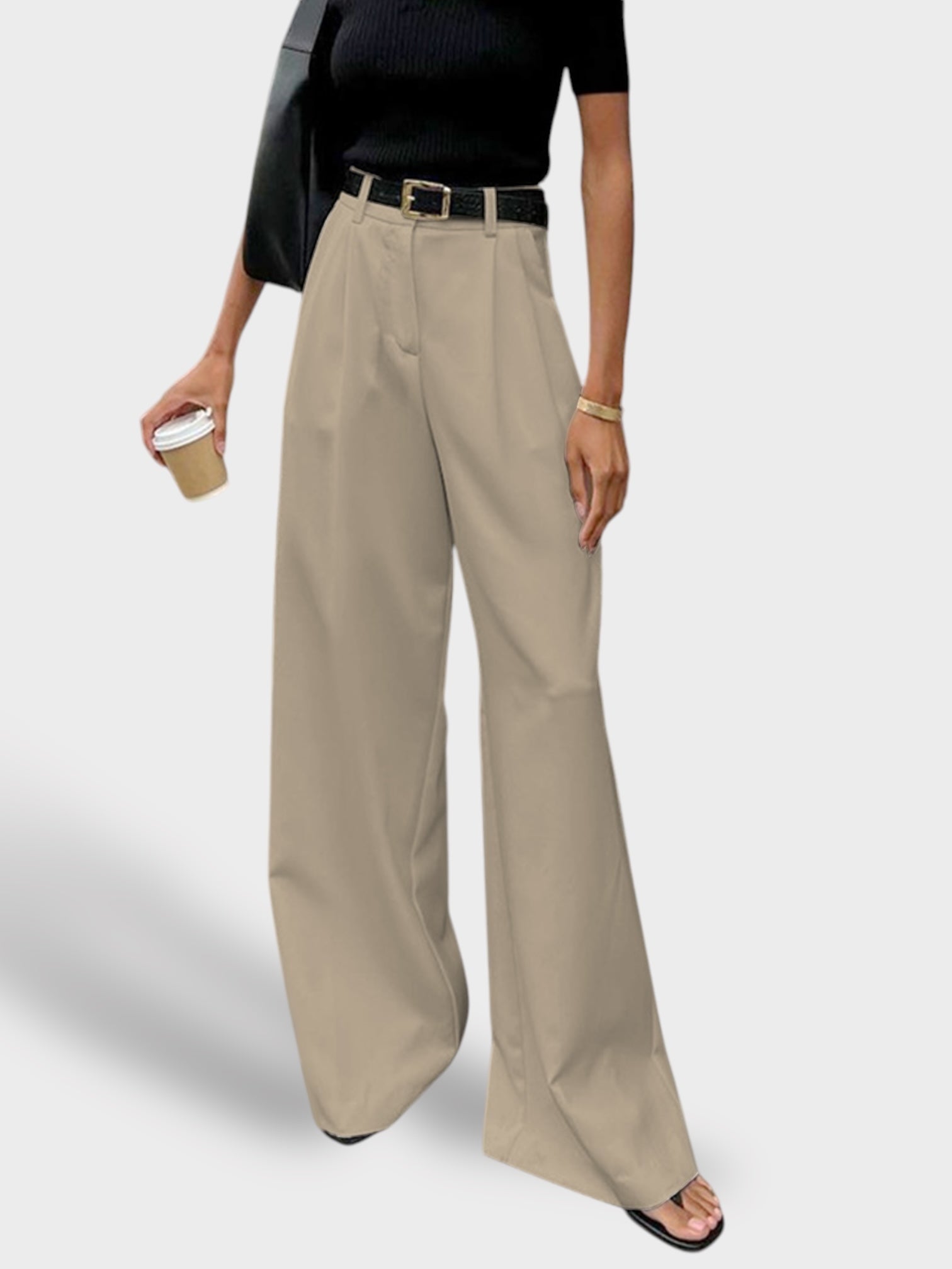 Iris | Solid Wide Leg Pants