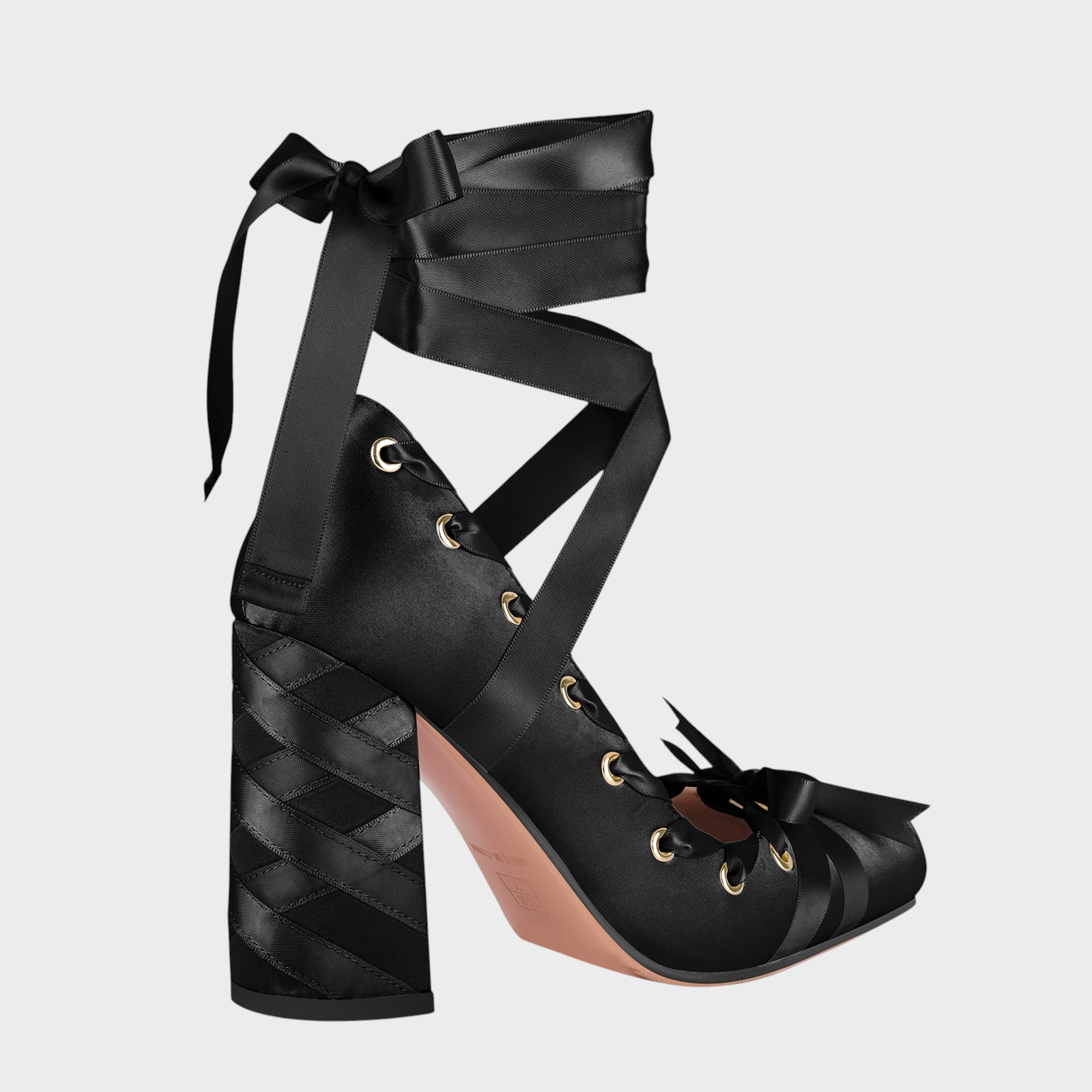 Gracelynn | Ballerina with Satin Flower and Square Toe