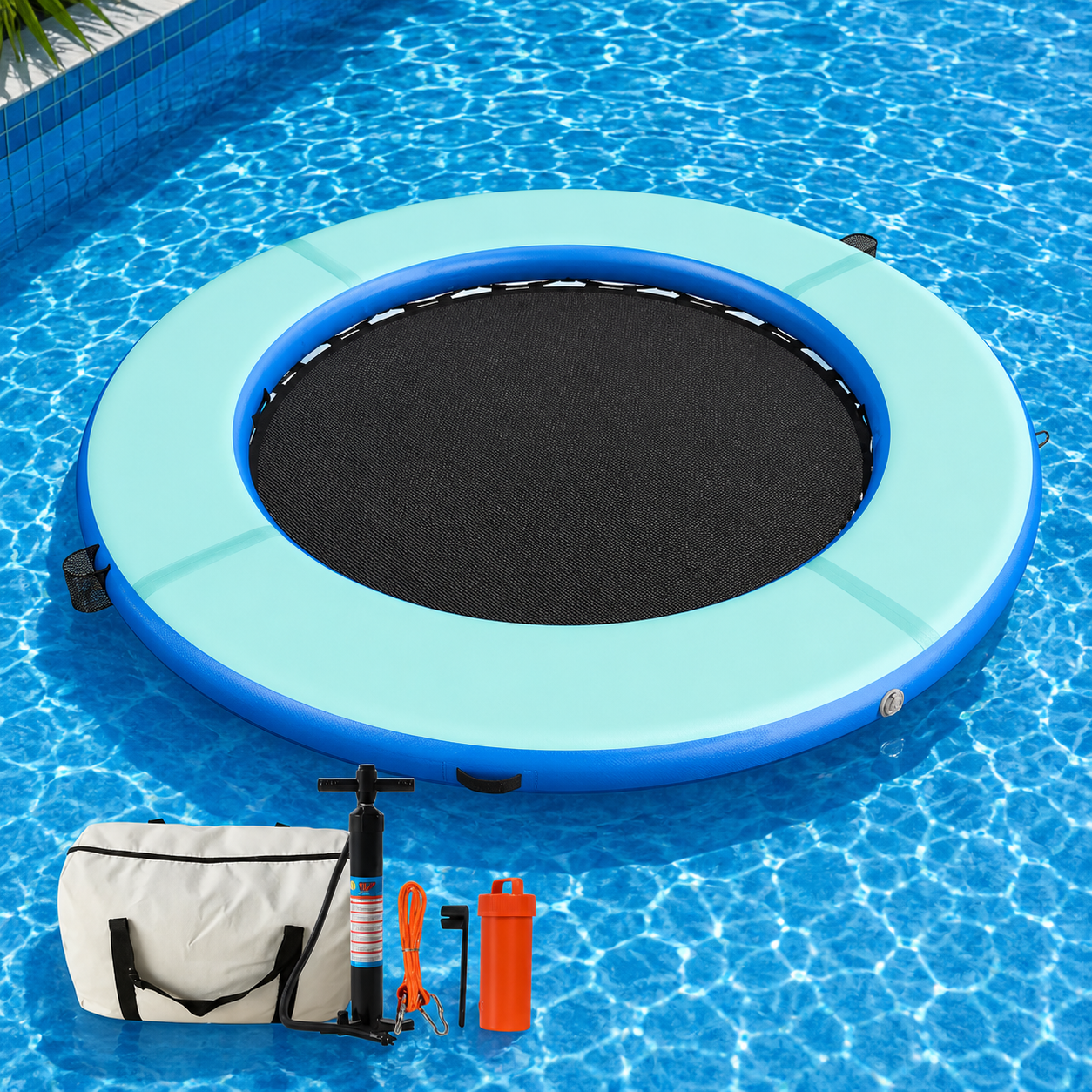 AMERLIFE Inflatable Water Hammock & Floating Dock