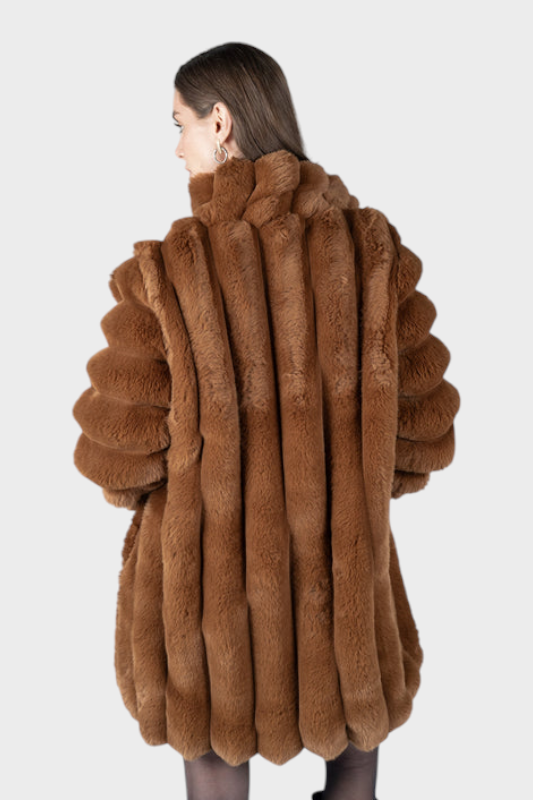 Kristiane | BROWN CLOUD FUR COAT