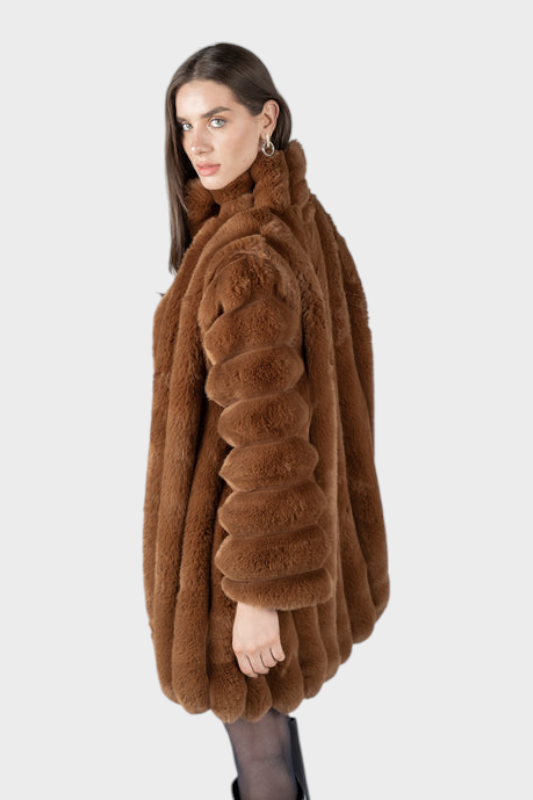 Kristiane | BROWN CLOUD FUR COAT