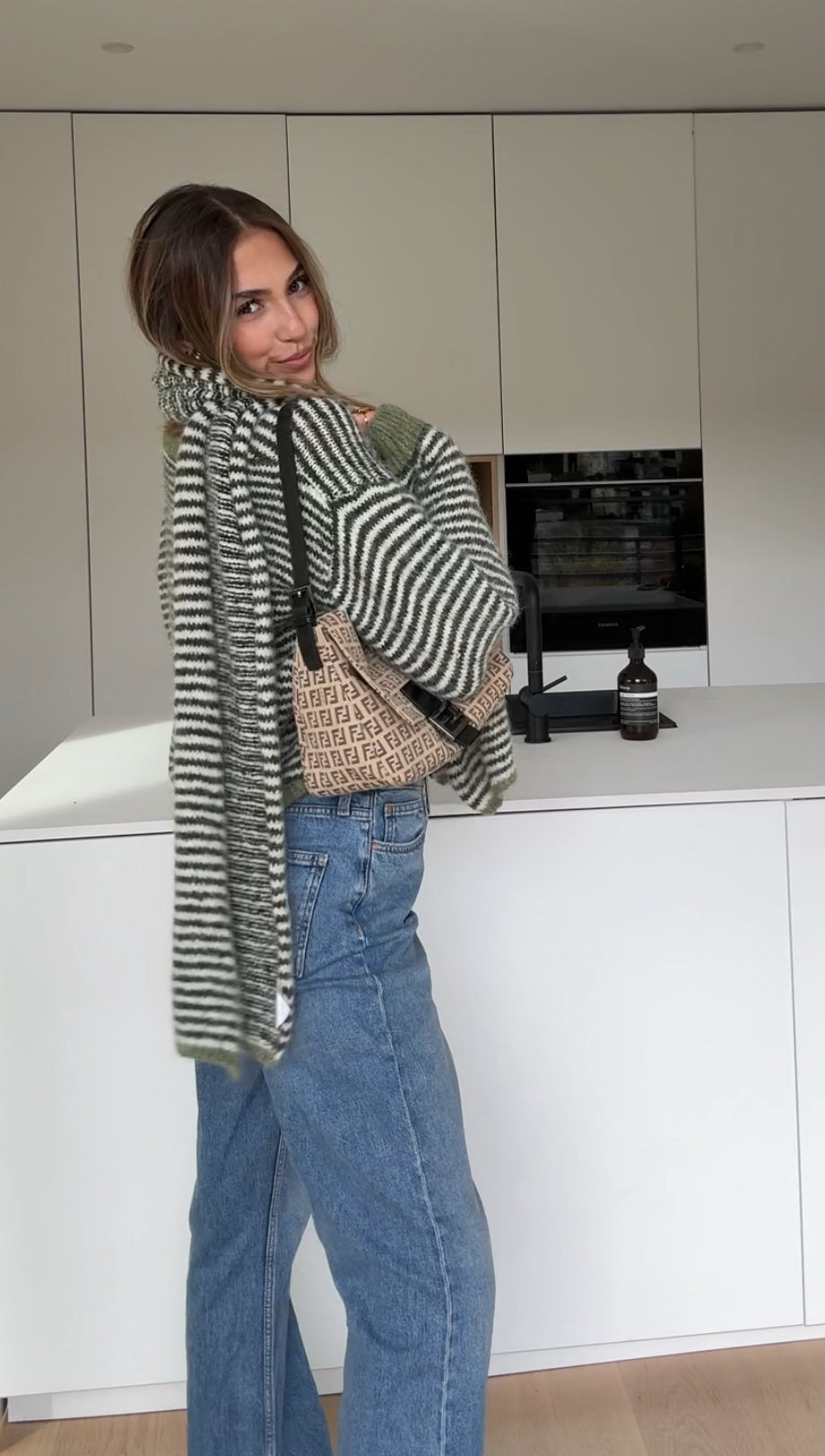 Soft striped sweater