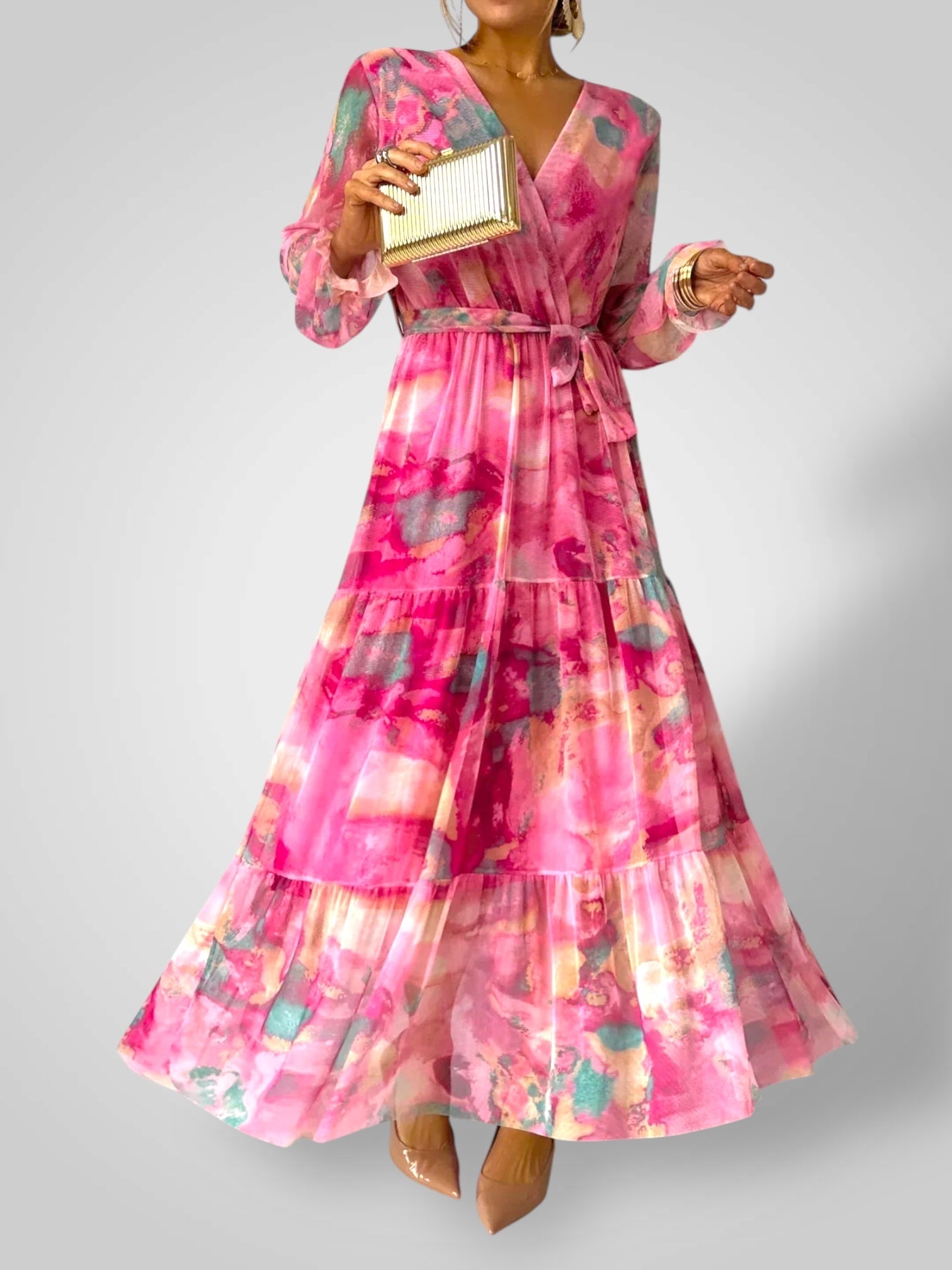 Vera | Dámské letní šaty s dlouhým rukávem