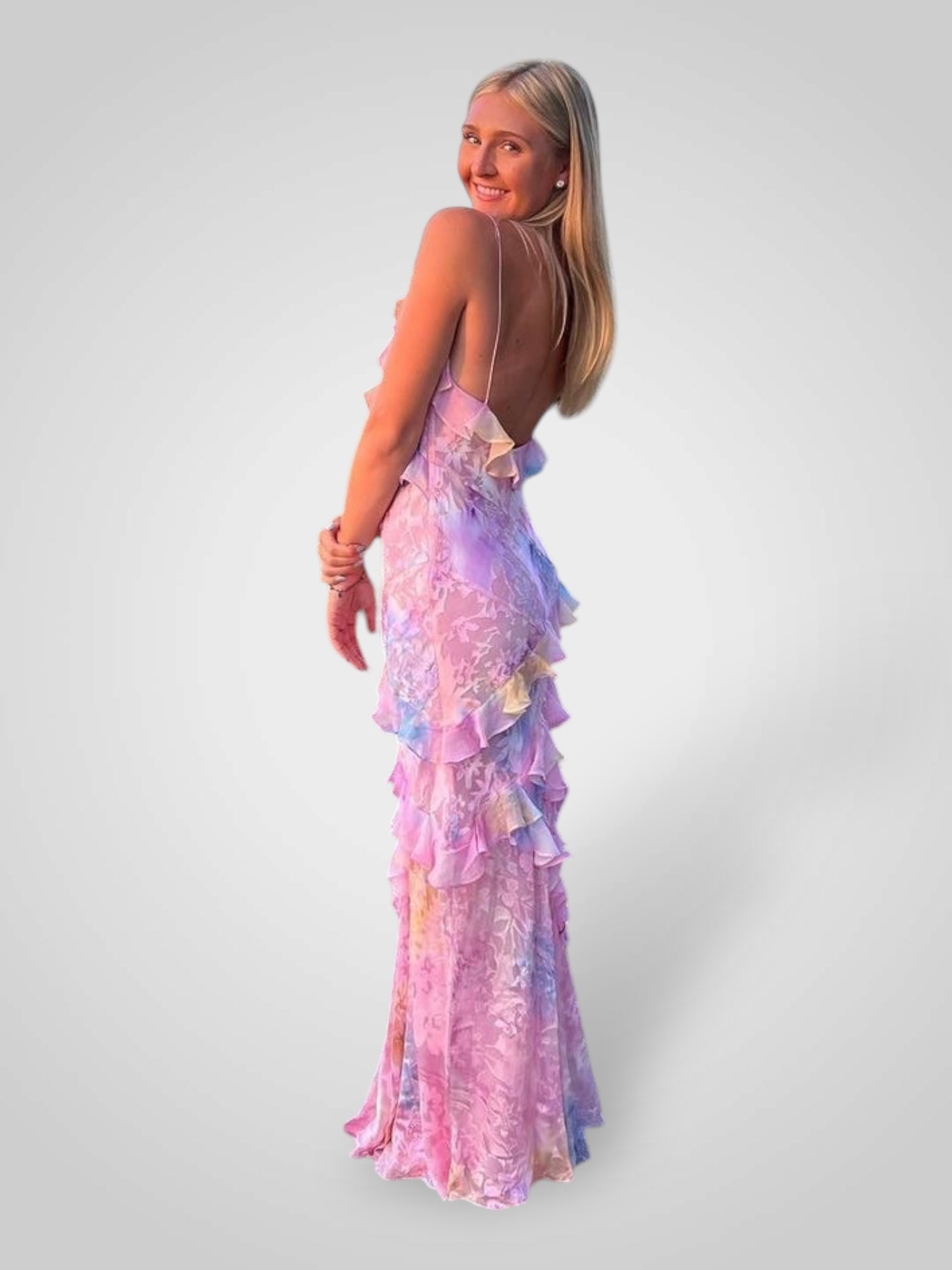 Estella | Maxi šaty s volánky