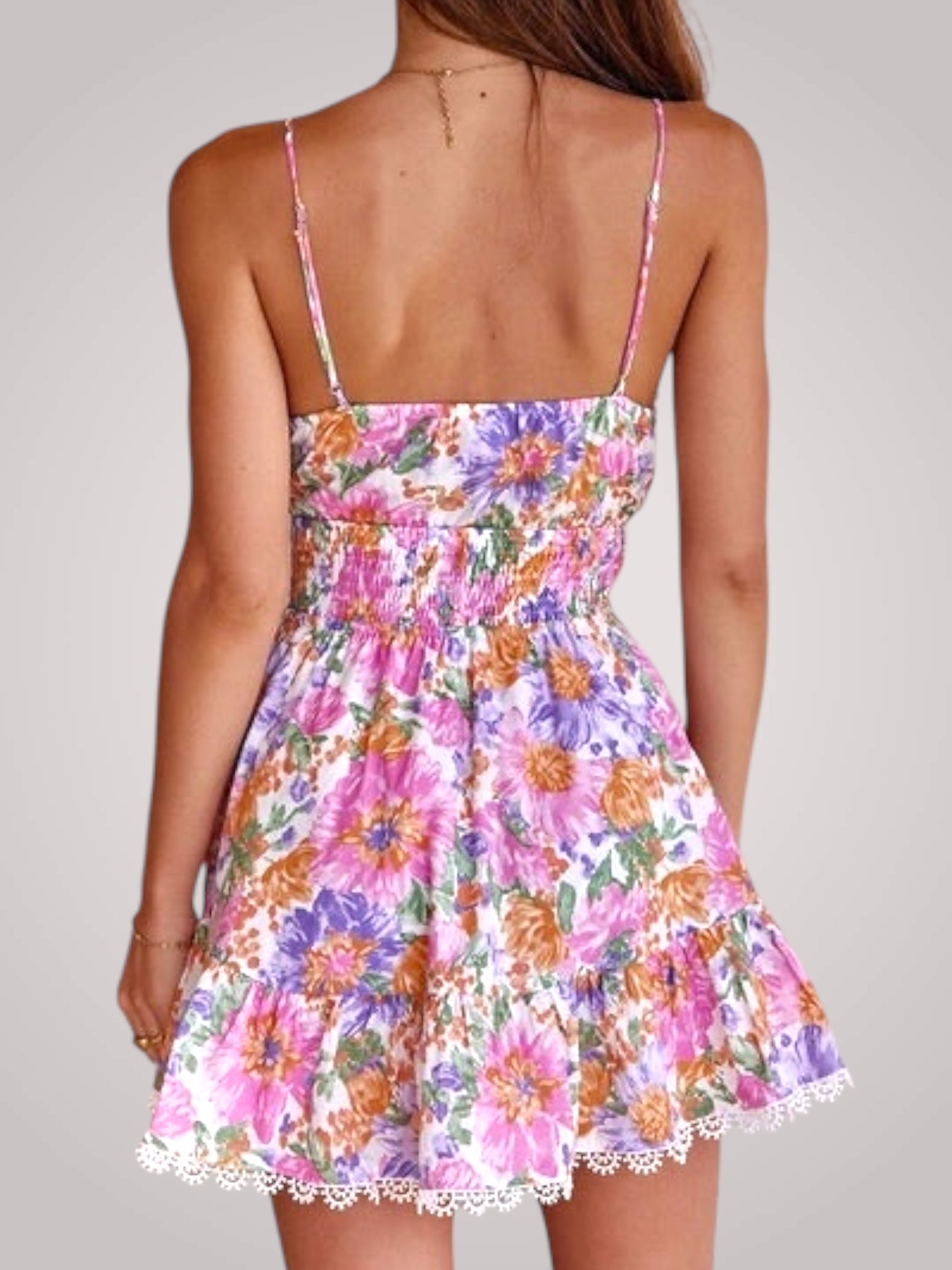 Rosie | Krátké květinové šaty