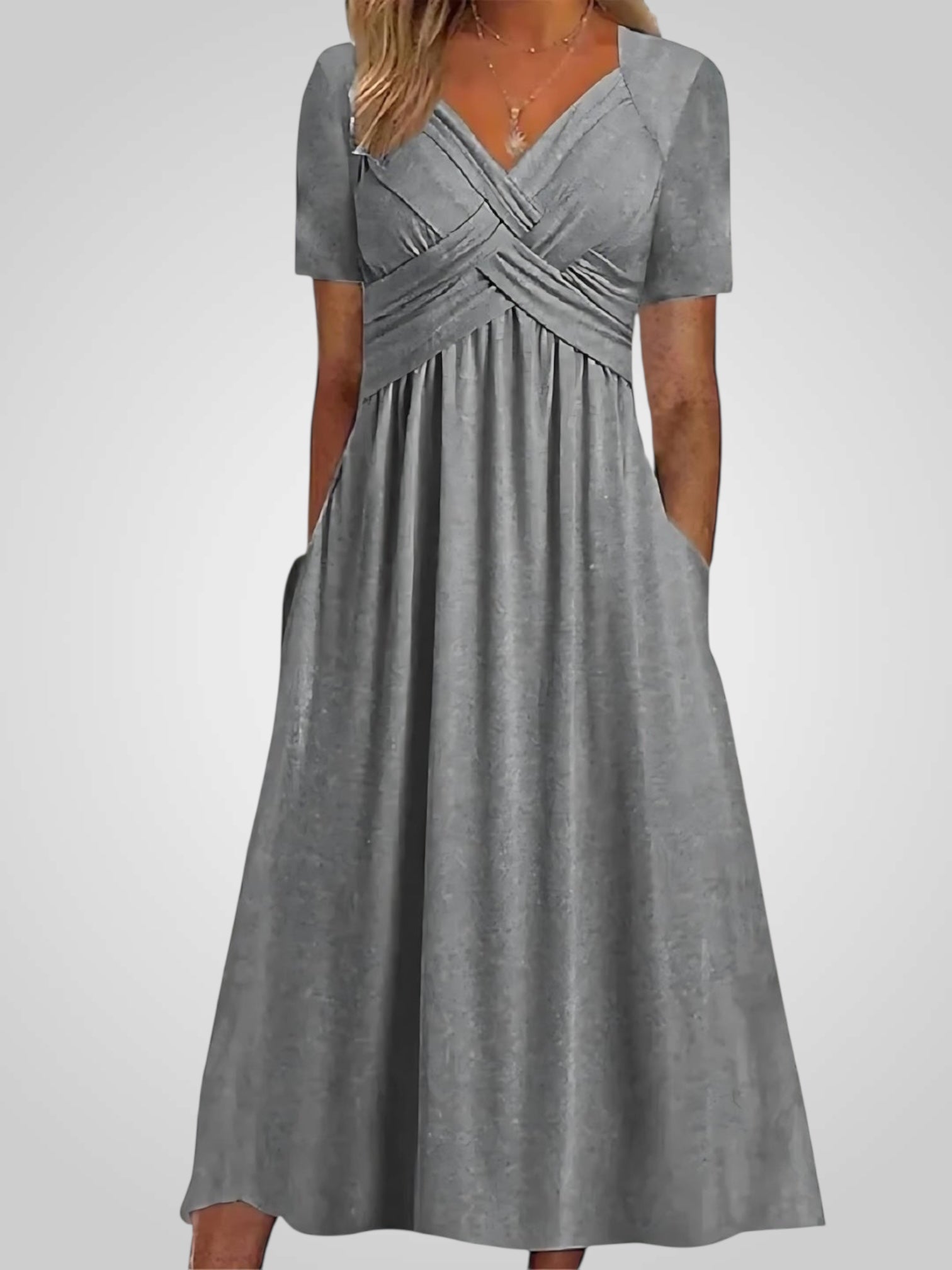 Carmen | Midi Dress with Belly Cover